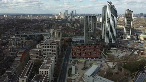 Elephant and Castle development and regeneration. Stock Footage 181190354