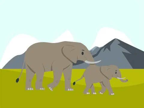 Elephant Concept Illustration Stock Illustration