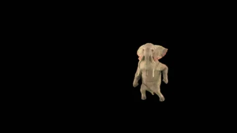 Elephant Dancing 3d rendering animal realistic 動画素材 307127671