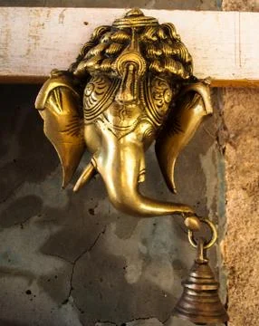 Elephant door knocker Stock Photos