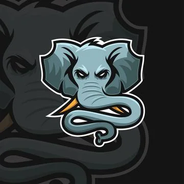 Elephant esport Stock Illustration