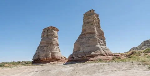 Elephant Feet rock formation, Apache County, Arizona, United States Stock Photos