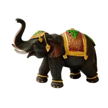 Elephant figurine Stock Photos