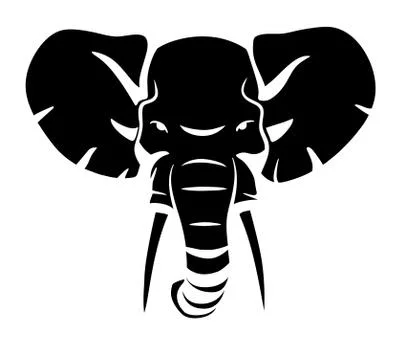 Elephant head Stock-Illustration