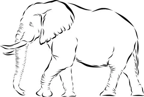 Elephant icon Stock Illustration
