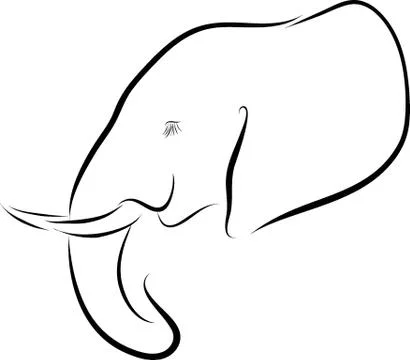 Elephant icon Stock Illustration