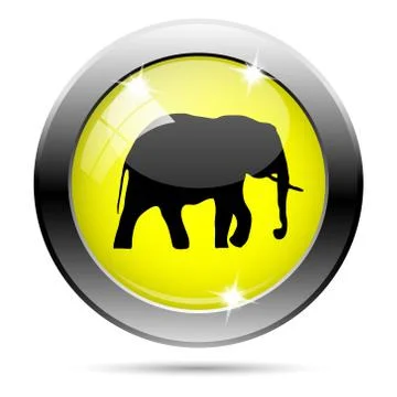 Elephant icon Stock Illustration