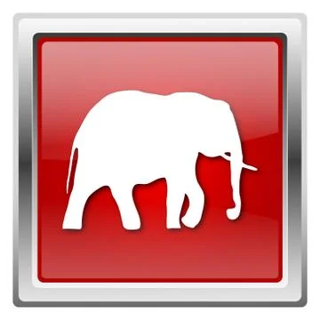 Elephant icon Stock Illustration