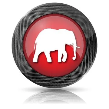Elephant icon Stock Illustration