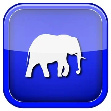 Elephant icon Stock Illustration