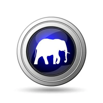 Elephant icon Stock Illustration