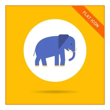 Elephant icon 스톡 일러스트