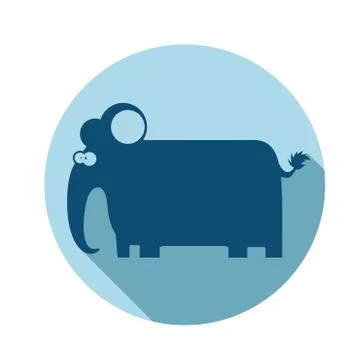 Elephant icon Stock Illustration