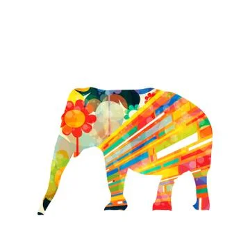 Elephant icon Stock Illustration