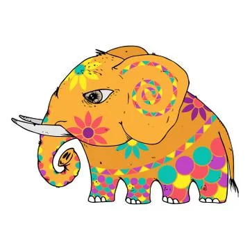 Elephant icon. Stock Illustration