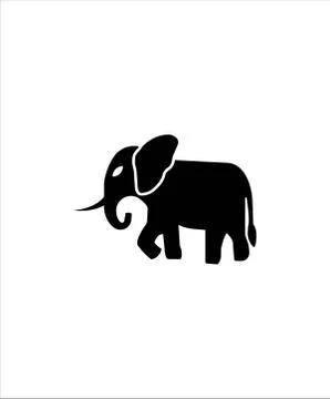 Elephant icon,vector best flat icon. Stock Illustration