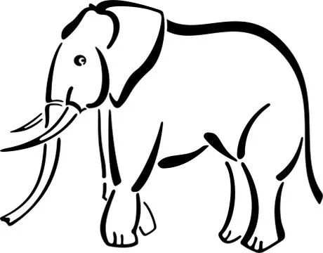 Elephant Stock Illustration