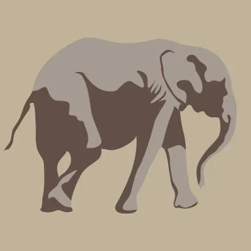 Elephant Stock Illustration
