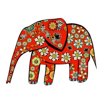 Elephant. Illustrazione stock