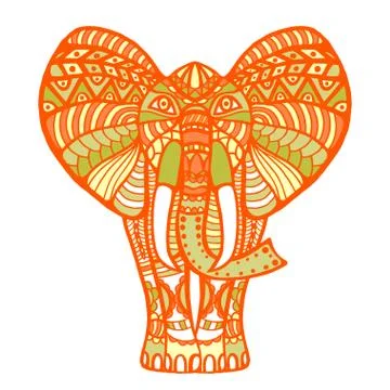Elephant. Illustrazione stock