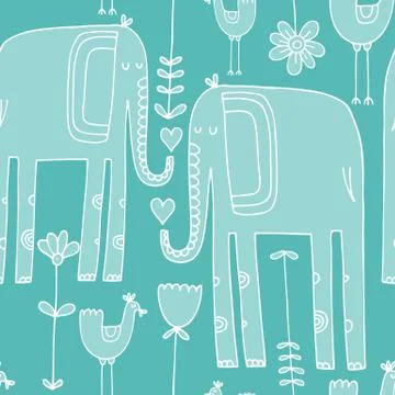 Elephant Stock Illustration