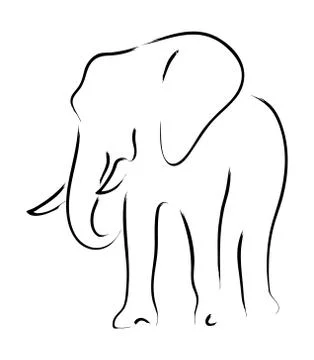 Elephant Stock Illustration