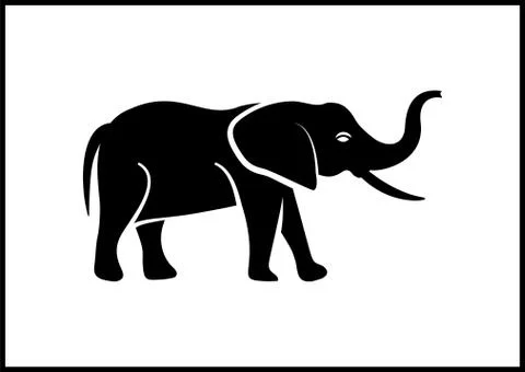 Elephant Stock Illustration