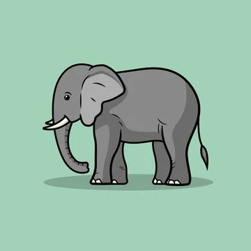 Elephant Stock Illustration
