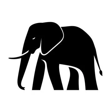 Elephant logo Stock Illustration