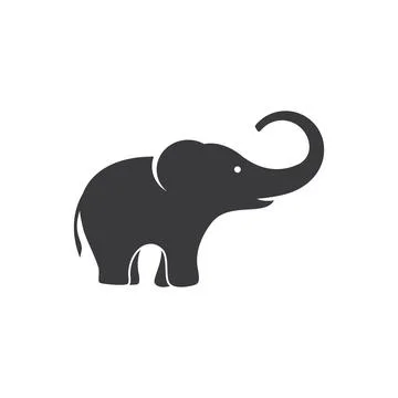 Elephant logo illustration Stock Illustration