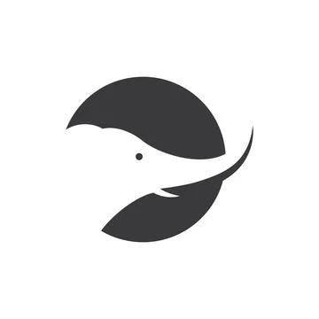 Elephant logo illustration Illustrazione stock
