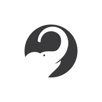 Elephant logo illustration Stock Illustration