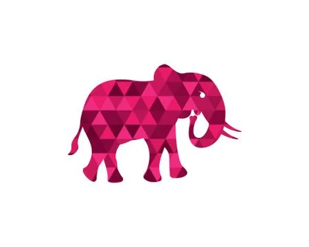 Elephant Logo Template icon Stock Illustration