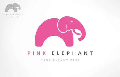 Elephant logo vector. Animal design. Stock Illustration