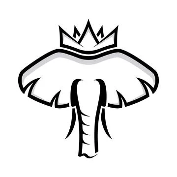 Elephant logo vector icon design Stock Illustration