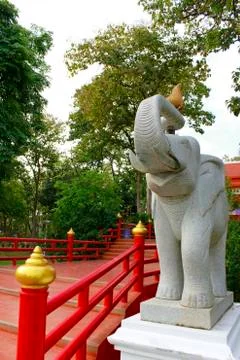 Elephant model Stock Photos