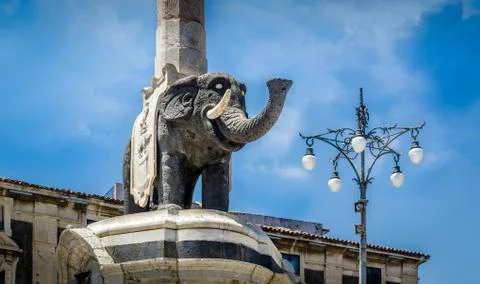 Elephant monument Stock Photos