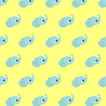 Elephant pattern. Stock Illustration