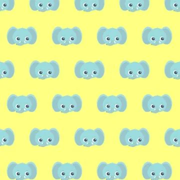 Elephant pattern. Stock Illustration