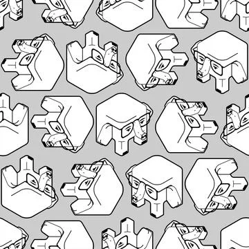 Elephant pattern seamless. Elephants background. Ornament of kids fabric Stock Illustration