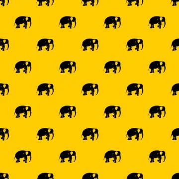 Elephant pattern vector Stock Illustration