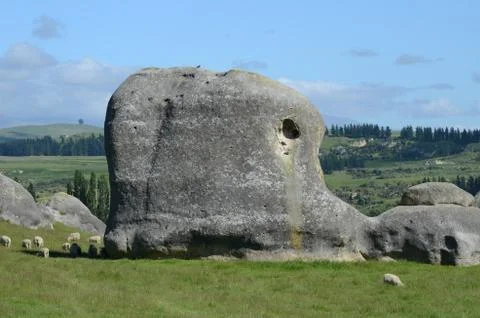 Elephant Rocks in Duntroon Foto stock
