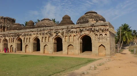 Elephant stable Stock-Footage 43857528