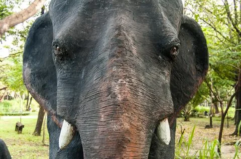 Elephant statue 03 Stock Photos