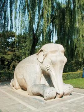 Elephant  statue Stock Photos