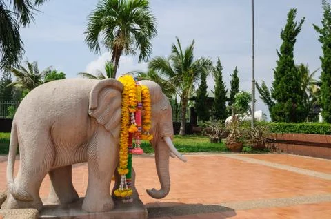Elephant statue Stock Photos