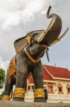 Elephant statue Stock Photos