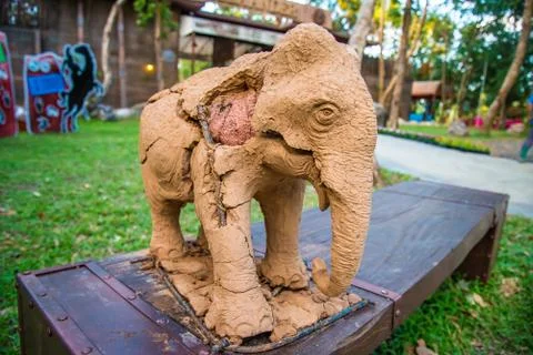 Elephant Statue Foto stock