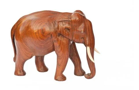 Elephant statuette Stock Photos