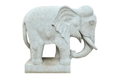 Elephant stone statue Stock Photos